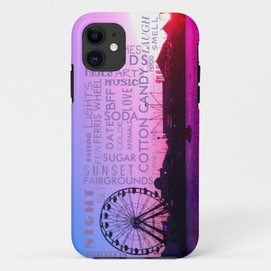 Coques Case-Mate iPhone Coucher de soleil sur Fairgrounds tendance (Dos)