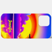 Coques Case-Mate iPhone Coucher De Soleil Sur La Signature De L'Eau (Verso (horizontal))