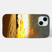 Coques Case-Mate iPhone Coucher de soleil sur les Maldives (Verso (horizontal))