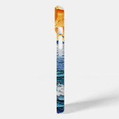 Coques Case-Mate iPhone Coucher de soleil sur les vagues de l'océan (Verso / Gauche)