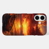Coques Case-Mate iPhone Coucher de soleil sur l'océan (Verso (horizontal))