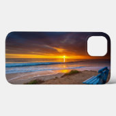 Coques Case-Mate iPhone Coucher de soleil sur l'océan Pacifique (Verso (horizontal))