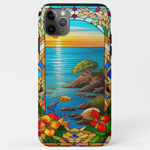 Case-Mate iPhone Case Coucher de soleil sur un rivage rocheux