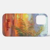 Coques Case-Mate iPhone Coucher de soleil tropical (Verso (horizontal))