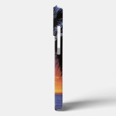 Coques Case-Mate iPhone Coucher de soleil tropical avec Palm Tree Coque-Ma (Verso / Gauche)