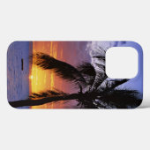 Coques Case-Mate iPhone Coucher de soleil tropical avec Palm Tree Coque-Ma (Verso (horizontal))