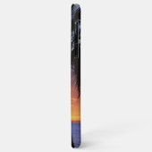 Coques Case-Mate iPhone Coucher de soleil tropical avec palmier (Dos/Gauche)