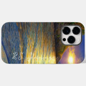 Coques Case-Mate iPhone Coucher de soleil tropical clair (Verso (horizontal))