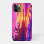Coques Case-Mate iPhone Coucher de soleil tropical : Plage d'art (Dos)