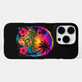 Coques Case-Mate iPhone Coucher de soleil tropical sous le soleil de minui (Verso (horizontal))