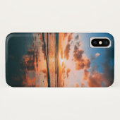Coques Case-Mate iPhone Coucher du soleil à la plage (Dos (Horizontal))