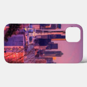 Coques Case-Mate iPhone Coucher du soleil derrière l'horizon de Seattle du (Verso (horizontal))