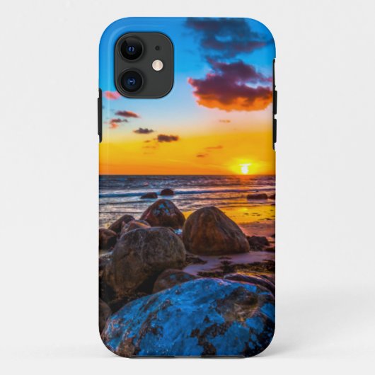 Coques Case-Mate iPhone Coucher du soleil en mer (Dos)
