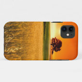 Coques Case-Mate iPhone Coucher du soleil rouge sang (Dos (Horizontal))