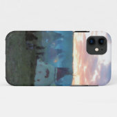 Coques Case-Mate iPhone Coucher du soleil sur le camp (Dos (Horizontal))