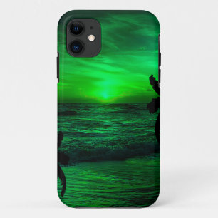 Case-Mate iPhone CASE COUCHERS DE SOLEIL VERTS PAYSAGE OCÉANIQUE  