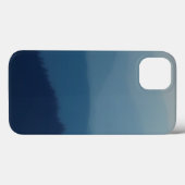 Coques Case-Mate iPhone Couches bleues (Verso (horizontal))