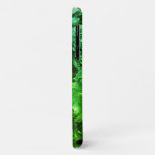 Coques Case-Mate iPhone Couches de cristaux verts (Dos/Gauche)
