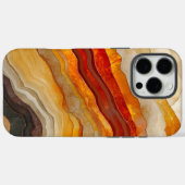 Coques Case-Mate iPhone Couches de flux des tons Abstraits de la Terre (Verso (horizontal))