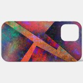 Coques Case-Mate iPhone Couches d'images de couleur rustique mal arrangées (Verso (horizontal))