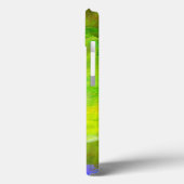 Coques Case-Mate iPhone couleur abstrait transparent arrière - plan vert, (Verso / Gauche)