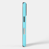 Coques Case-Mate iPhone Couleur Aqua fraîche solide (Verso / Droite)