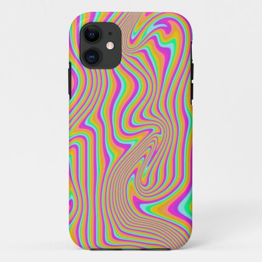Coques Case-Mate iPhone Couleur arc-en-ciel liquide (Dos)