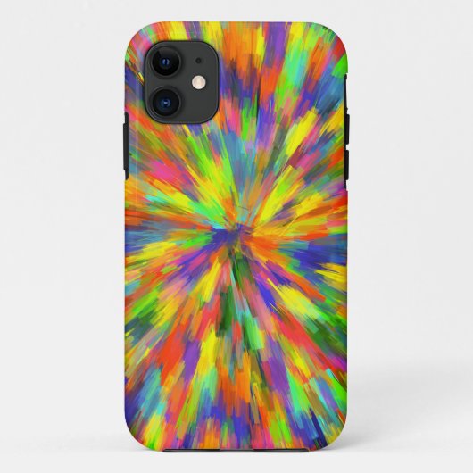 Coques Case-Mate iPhone Couleur arc-en-ciel liquide (Dos)
