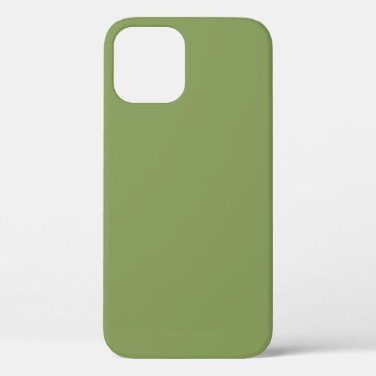 Coques Case-Mate iPhone Couleur Arrière - plan Moss Green Accent Personnal (Verso)
