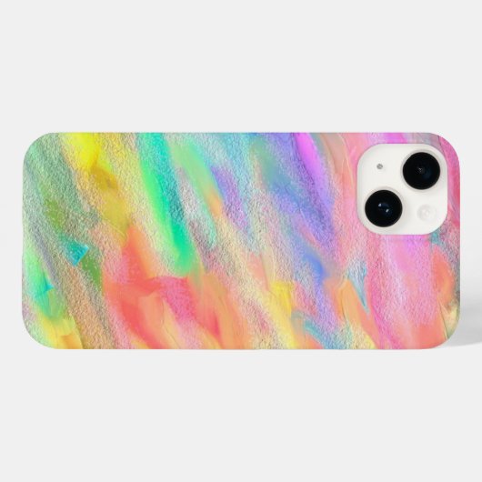 Coques Case-Mate iPhone Couleur arrondie Abstraite (Verso (horizontal))