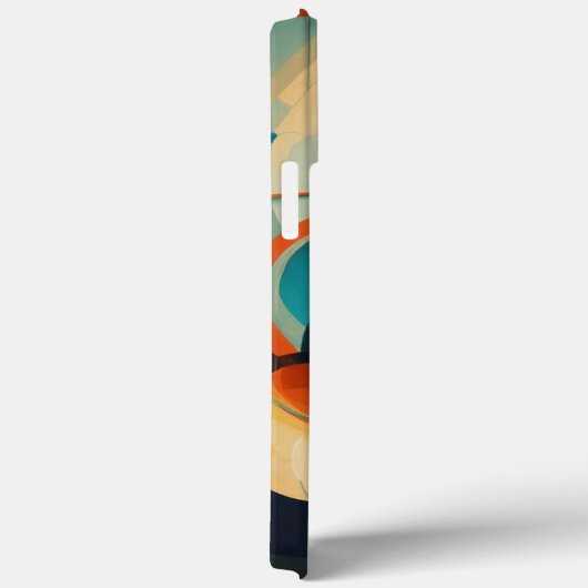 Coques Case-Mate iPhone couleur bleu jaune (Verso / Droite)