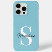 Coques Case-Mate iPhone Couleur bleu océan Turquoise (Verso)