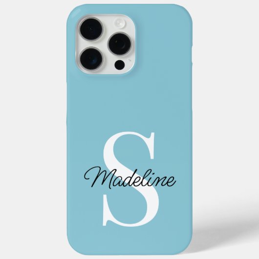 Coques Case-Mate iPhone Couleur bleu océan Turquoise (Verso)