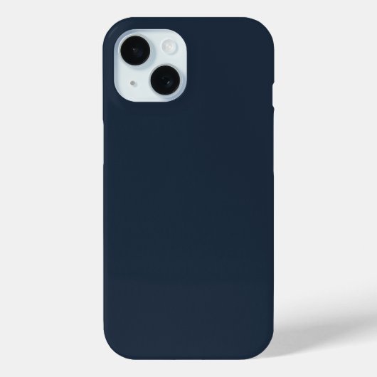 Coques Case-Mate iPhone Couleur Bleu Uni Mat (Verso)