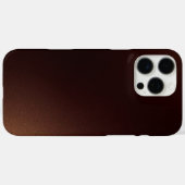 Coques Case-Mate iPhone Couleur brun dégradé (Verso (horizontal))