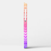 Coques Case-Mate iPhone Couleur Chevron Stripes Bois Look #2 (Verso / Gauche)