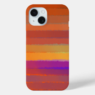 Coque Pour iPhone 15 Couleur D'Aquarelle Salée Du lever De Soleil Gliss