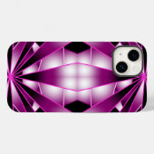 Coques Case-Mate iPhone Couleur de dégradé en perspective violet Rempli De (Verso (horizontal))