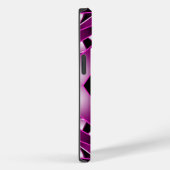 Coques Case-Mate iPhone Couleur de dégradé en perspective violet Rempli De (Verso / Droite)