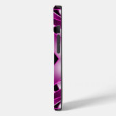 Coques Case-Mate iPhone Couleur de dégradé en perspective violet Rempli De (Verso / Gauche)