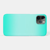 Coques Case-Mate iPhone Couleur de dégradé vert simple moderne (Dos (Horizontal))