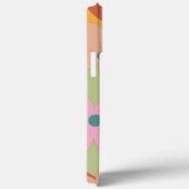 Coques Case-Mate iPhone Couleur de fleur groovy Motif nom (Verso / Droite)