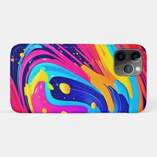 Coques Case-Mate iPhone Couleur de flux dynamique (Dos (Horizontal))