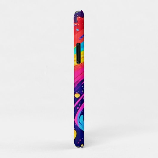 Coques Case-Mate iPhone Couleur de flux dynamique (Dos/Droite)