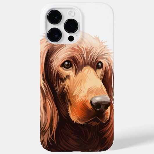 COQUES Case-Mate iPhone COULEUR D'EAU BEAU CHIEN ROUGE DE SETTER (Verso)