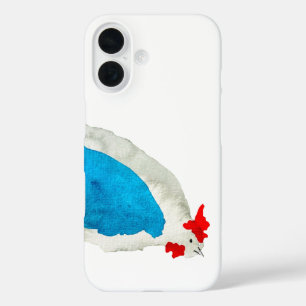 Coques iPhone 16 Couleur d'eau des poulets mignons