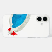 Coques Case-Mate iPhone Couleur d'eau des poulets mignons (Verso (horizontal))