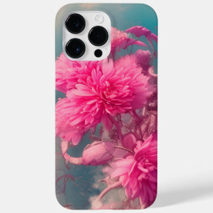 COQUE POUR POUR iPhone 14 PRO MAX COULEUR D'EAU ROSE IMAGINAIRE CHRYSANTHEMUMS