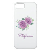 Coques Case-Mate iPhone Couleur d'eau violette Rose (Dos)