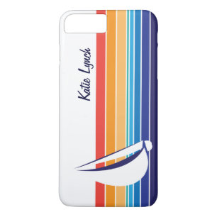 Coque Case-Mate Pour iPhone Couleur du bateau Carré_tons horizontaux_personnal